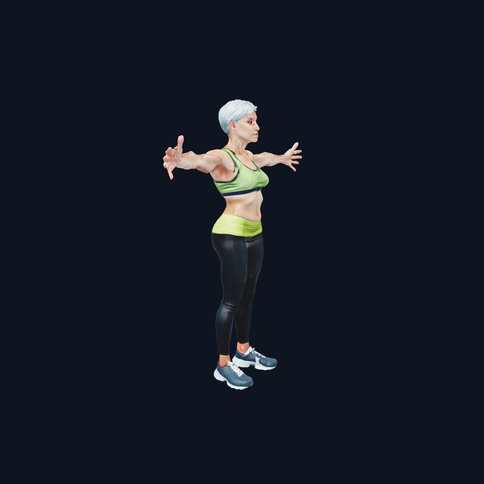 Fit Senior Athlete model pack